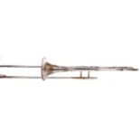 A HAWKES & SON OF LONDON EXCELSIOR SONOROUS CLASS TROMBONE