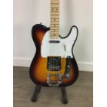 A FENDER TELECASTER ELECTRIC GUITAR