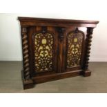 A VICTORIAN ROSEWOOD CHIFFONIER