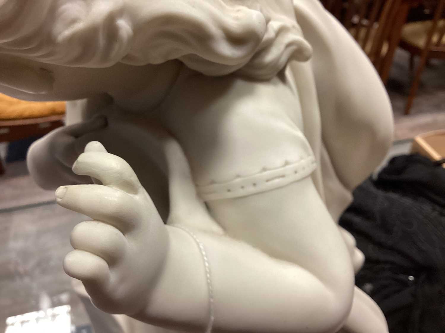 A VICTORIAN PARIAN WARE SCULPTURE AFTER JOSEPH DURHAM A.R.A. - Image 7 of 10