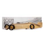 A SCHYLLING COLLECTOR SERIES TIN PLATE MODEL OF 1929 LAND SPEED RECORD CAR 'GOLDEN ARROW'