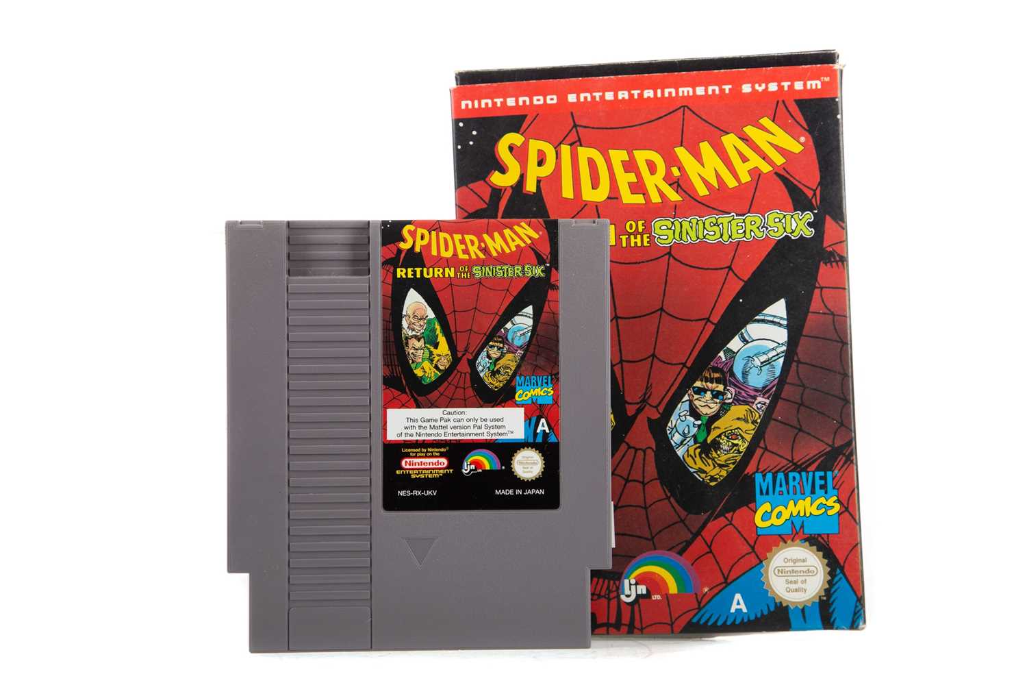 SPIDER-MAN RETURN OF THE SINISTER SIX FOR THE NINTENDO ENTERTAINMENT SYSTEM