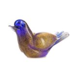 A MURANO GLASS BIRD IN THE MANNER OF BAROVIER