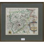 TWO 17TH CENTURY MAPS AND FOUR FURTHER MAPS