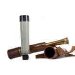 A WWII SCOUT REGIMENT THREE DRAW TELESCOPE BY B.C. LTD. & CO