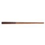 A LATE 19TH/EARLY 20TH CENTURY SWAGGER STICK