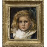 CHILD STUDY, AN OIL ATTRIBUTED TO PROF GUSTAV FRIEDRICH PAPPERITZ