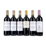6 BOTTLES OF BORDEAUX WINE - INCLUDING CHATEAU DEYREM VALENTIN 2011 MARGAUX 75CL