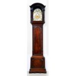 A George III mahogany eight day longcase clock, John Uffington, London, the breakarched dial with