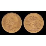 Gold Coin. Sovereign 1913
