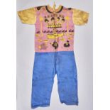 Beatles memorabilia. Yellow Submarine one piece pyjamas, 1968, 112cm l, scarce Provenance: Christies