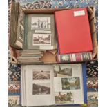 Nottingham. An extensive collection of picture postcards and postcard format black and white