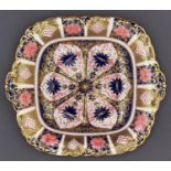 A Royal Crown Derby Imari Plate, 1941, 27cm over handles, printed mark Good condition, first