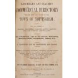 Nottingham. Lascelles & Hagar's Commercial Directory of the Town and County of the town of