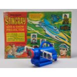 1960s Television.   A Chad Valley blue plastic  'Give a Show' projector and set of Stingray colour