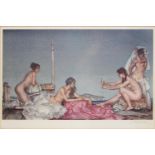 Sir William Russell Flint RA (1880-1969) - The Silver Mirror, reproduction printed in colour, signed