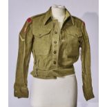 British Army Uniform. World War Two Corps of Royal Engineers, corporals serge battledress, including