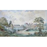 David Harrison, late 19th century - Manley Hall, signed, inscribed with the title and price £23 on