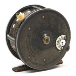 A "Super Silex" 3½" fly fishing reel, Hardy Brothers Ltd Signs of use as evident from image
