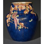 A Grimwades Royal Winton Fairy Cobwebs vase, c1935, 22cm h, printed mark, pattern No 2351 Tiny