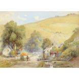 Harold Gresley (1892-1967) - Mill Dale Derbyshire, signed, watercolour, 27 x 38cm Good condition