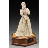 A Royal Worcester figure of Elizabeth I from the Queens Regnant of England series designed by Ronald