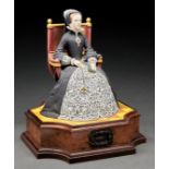 A Royal Worcester figure of Mary Tudor from the Queens Regnant of England series designed by