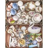 Miscellaneous Royal Albert  and other bone china tea ware and ornamental ceramics As a lot in good