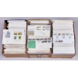 Postage Stamps. Great Britain, an extensive collection of first day covers, early 1960s and later,