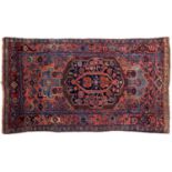 A Bidjar rug, second quarter 20th c, 106 x 193cm Fair - good condition