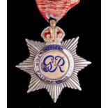 Imperial Service Order, George VI second type, Gentleman, hallmarked Birmingham 1949