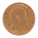 Gold coin. Half sovereign 1907