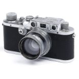 A Leica  IIIb camera No 336400,  with Leica Summitar 5cm f2 lens, No 509666 Condition