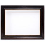 A Victorian ebonised picture frame with gilt slip, sight 83 x 60cm Condition ReportGood condition
