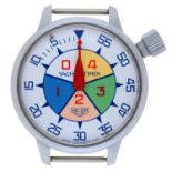 Sailing. A Tag Heuer alloy stopwatch, Yacht timer, 53mm Condition ReportApparently as new and in