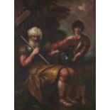 Benjamin West PRA (1738-1820) - Belisarius and the Boy, signed, dated 'B. West / 1805' and inscribed