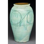 A T W Lemon & Son Wesuma ware vase, 1926-1939, 34cm h, incised mark Condition ReportFlat chip on the