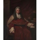 English School, 19th c - Portrait of the Rt. Hon. Sir Robert Dallas, three quarter length, in