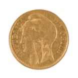 Gold coin. Chile 5 pesos 1895