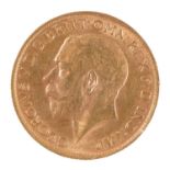 Gold coin. Sovereign 1914