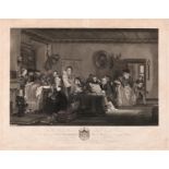 John Burnet (1784-1868) after Sir David Wilkie - The Reading of a Will; The Letter of