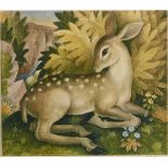 Billie Waters (1896-1979) - The Little Fawn, reproduction, printed in colour, signed by the artist