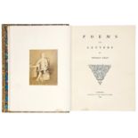 Photographically Illustrated. Grey (Thomas) - Poems and Letters by Thomas Grey, mounted albumen
