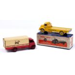 Dinky Toys 533 Leyland cement wagon, yellow, boxed, paint chipped on cab, box rubbed and Dinky