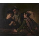 Campanile, 19th c after Michelangelo Merisi da Caravaggio - The Cardsharps, oil on canvas, 63.5 x