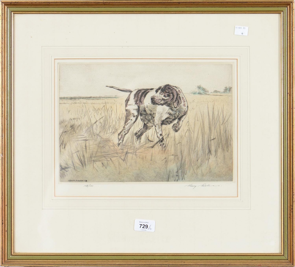 Jean Herblet (1893-1985) - Two Setters, etching in colour, signed by the artist in pencil, 37 x - Bild 7 aus 18