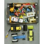 A collection of diecast and other metal toys, including Dinky, Corgi and Matchbox toys, film and