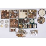 Miscellaneous United Kingdom and foreign coins, etc