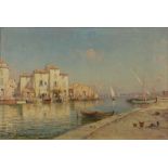 Henry Malfroy (1895-1944) - Martigues Cote d'Azur, signed and inscribed Martigues, oil on canvas,