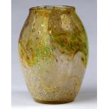 An art glass vase, circa mid 20th c, 20cm h Good condition